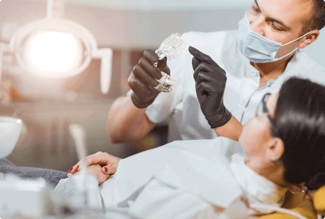 Gentle Dental Care hands on xray