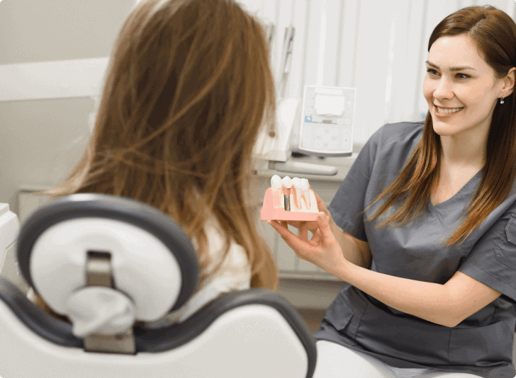 Gentle Dental Care hands on xray