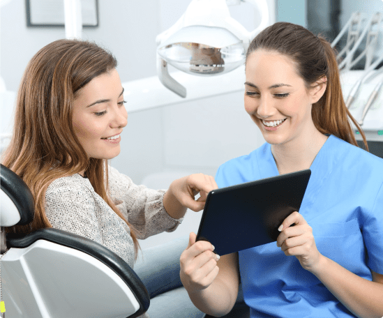 Gentle Dental Care hands on xray